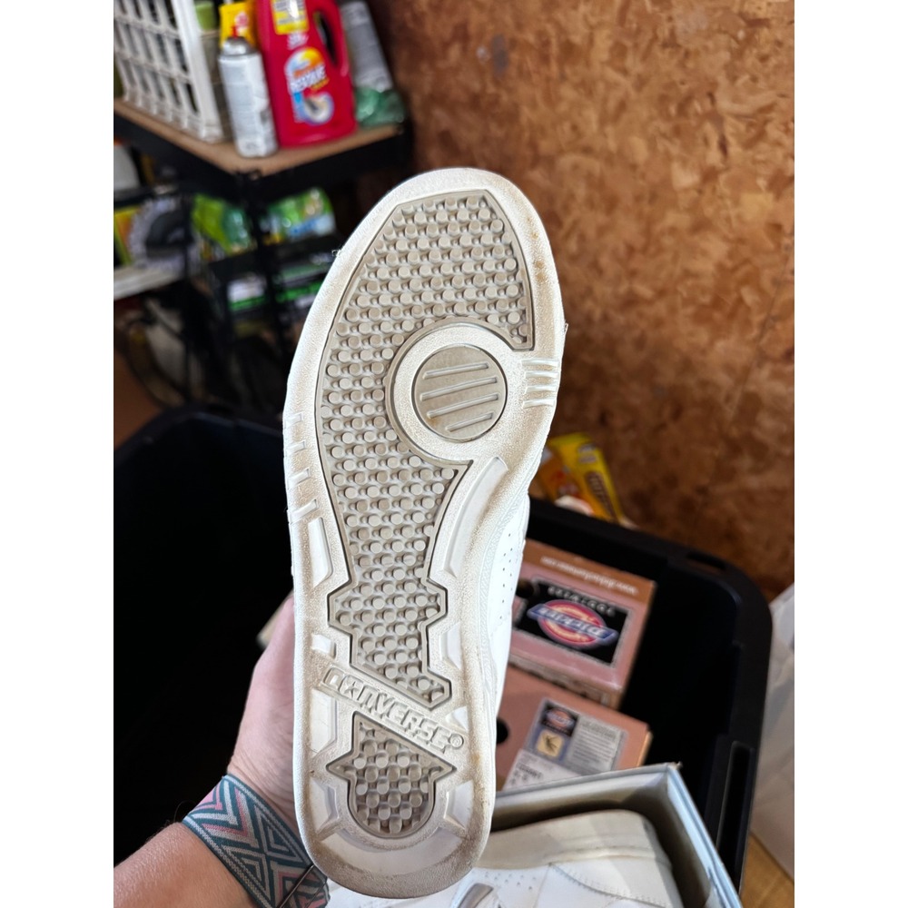 Converse Jimmy Connors Classic Leather Tennis Shoes White Natural 16748 Mens 7.5